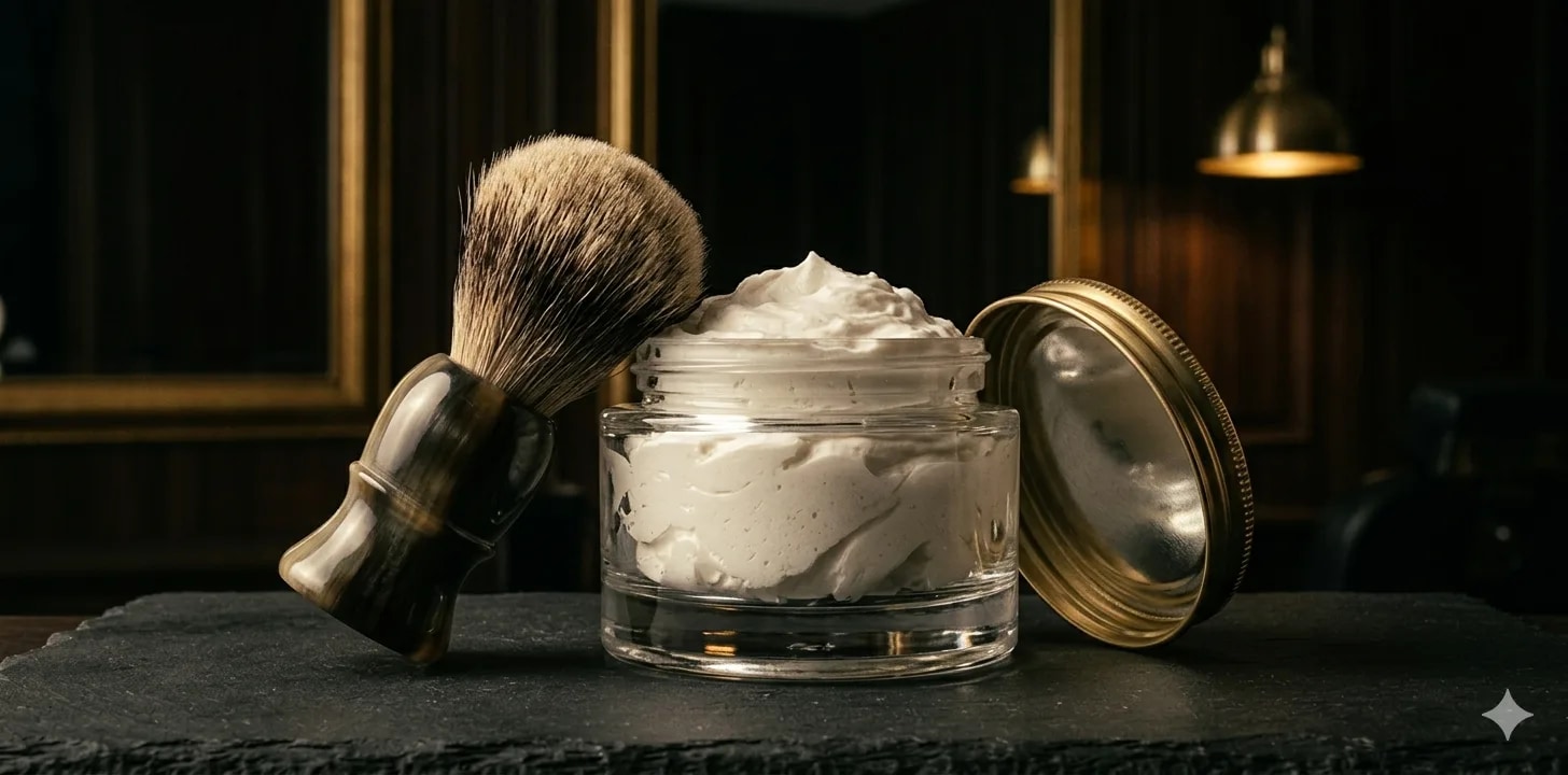 Luxury Shaving Cream — premium men’s grooming product from MT Center